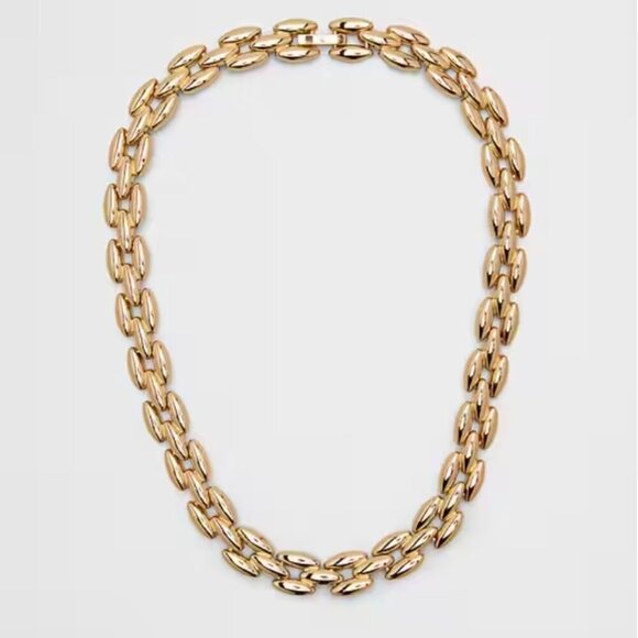 Banana Republic State Heirloom Necklace, Gold, NWT - Picture 2 of 4